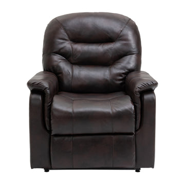 Boyel Living Ergonomic Faux Leather Power Lift Recliner Chair for Elderly with Side Pocket and Two Remote Control