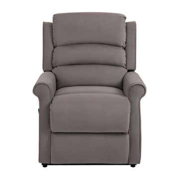 Boyel Living Ergonomic Chenille Fabric Power Lift Recliner Chair for Elderly with 8-Point Massage and Remote Control