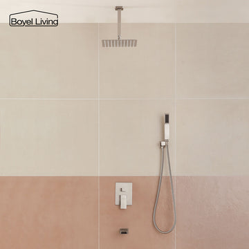 Boyel Living Three Function Shower System in Brushed Nickel