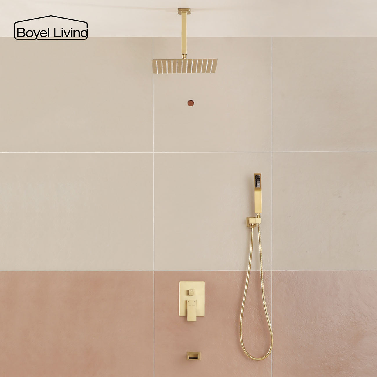 Shower System with Handheld Shower and Tub Spout
