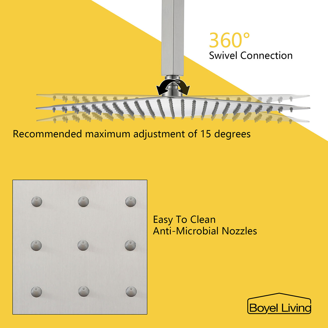 Ceiling Mounted Rain Shower Head