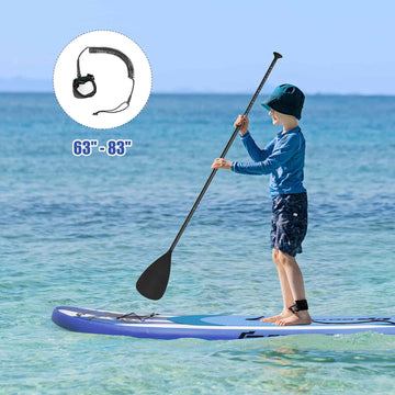 11 Feet Inflatable Adjustable Paddle Board with Carry Bag