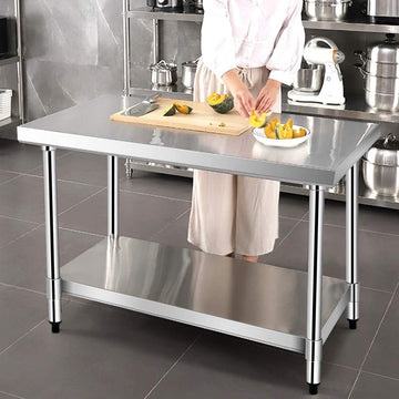 24Inch x 36Inch Stainless Steel Commercial Kitchen Food Prep Table